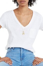 Madewell Whisper Cotton V-Neck Pocket Tee  Regular  amp  Plus Size    Nordstrom at Nordstrom